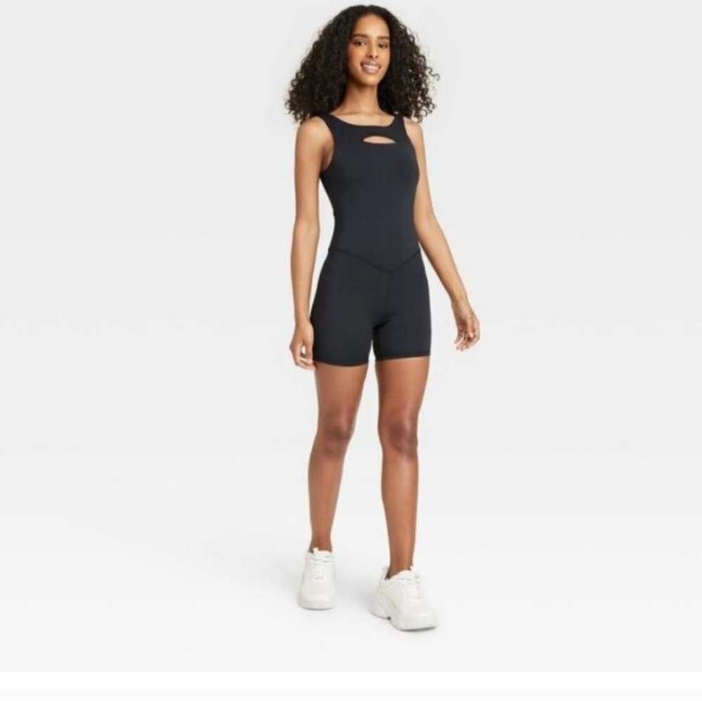 JoyLab Cuout Black Bodysuit